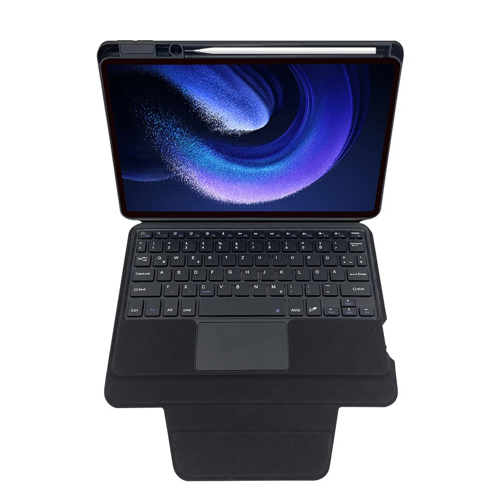For Xiaomi pad 6 One-Piece Integrated Magnetic Wireless Keyboard case cover with Pencil Holder