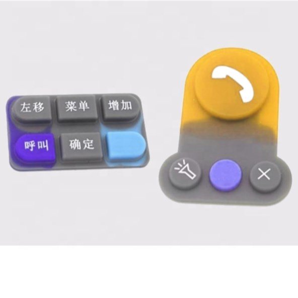 Custom Silicone Rubber Durable Waterproof Laser Keypads Silicone Switch Button Piano Silicone Rubber Buttons Keypads
