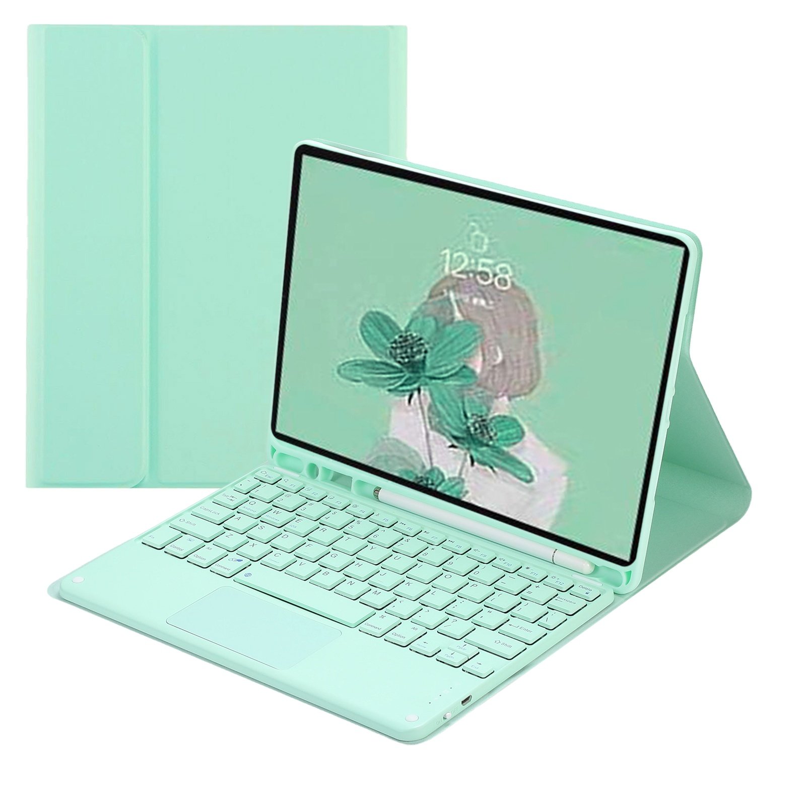 For iPad Air4 10.9 11 "Wireless Keyboard touch mouse keyboard removable with pen slot 10.2 keyboard cover