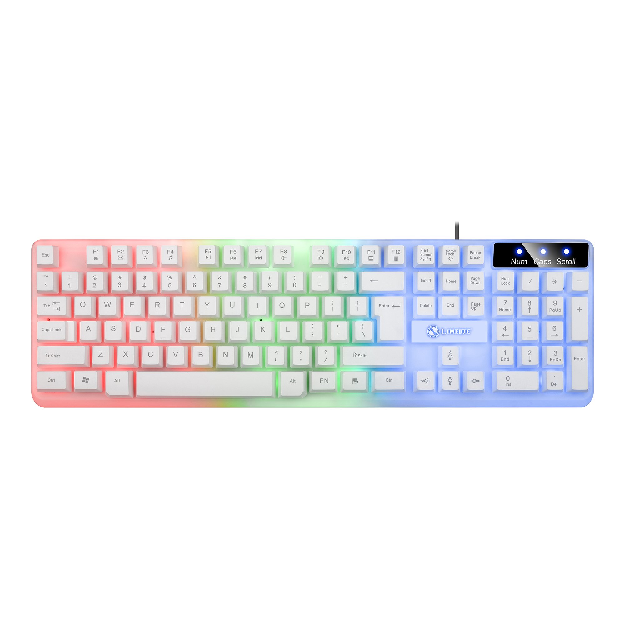 PC laptop Backlit Gaming RGB high brightness white blue wireless hand feeling mechanical Keyboard for gaming