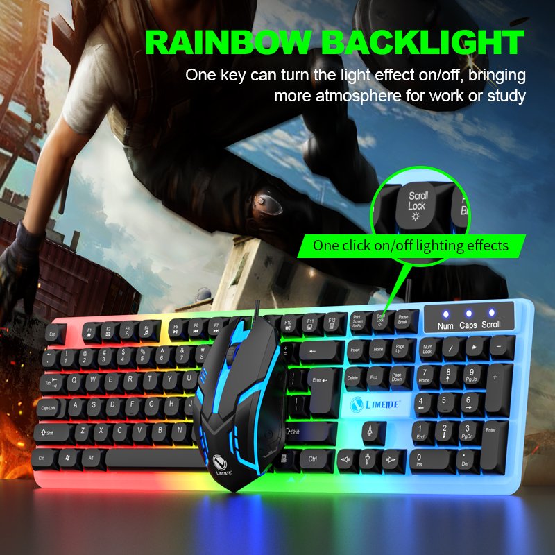 PC laptop Backlit Gaming RGB high brightness white blue wireless hand feeling mechanical Keyboard for gaming