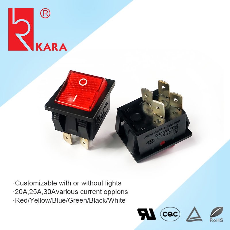 15A250V 4p power tool on/off Illuminated switch for welding machine