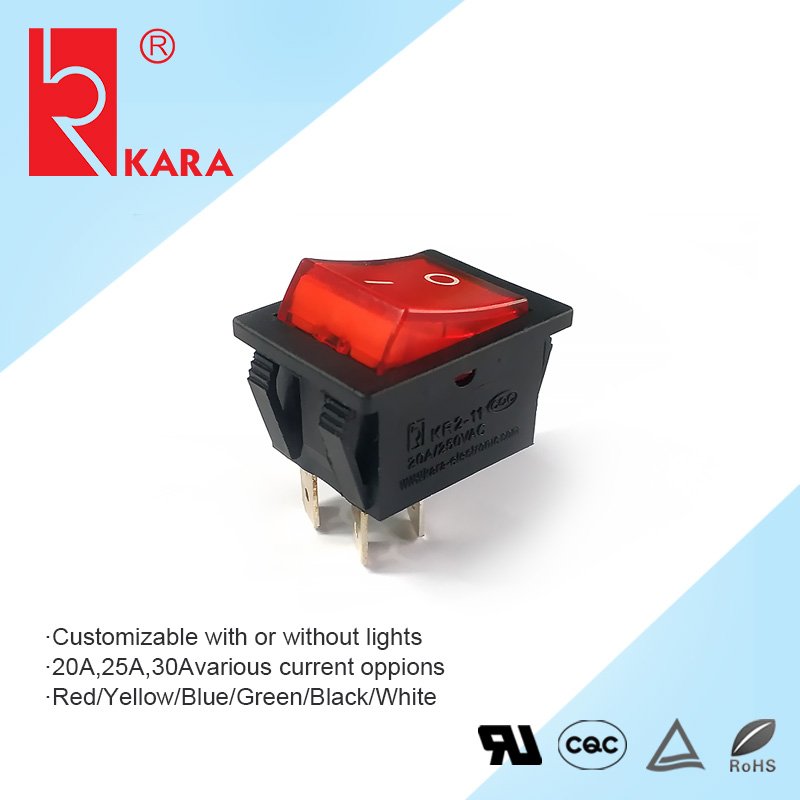 15A250V 4p power tool on/off Illuminated switch for welding machine