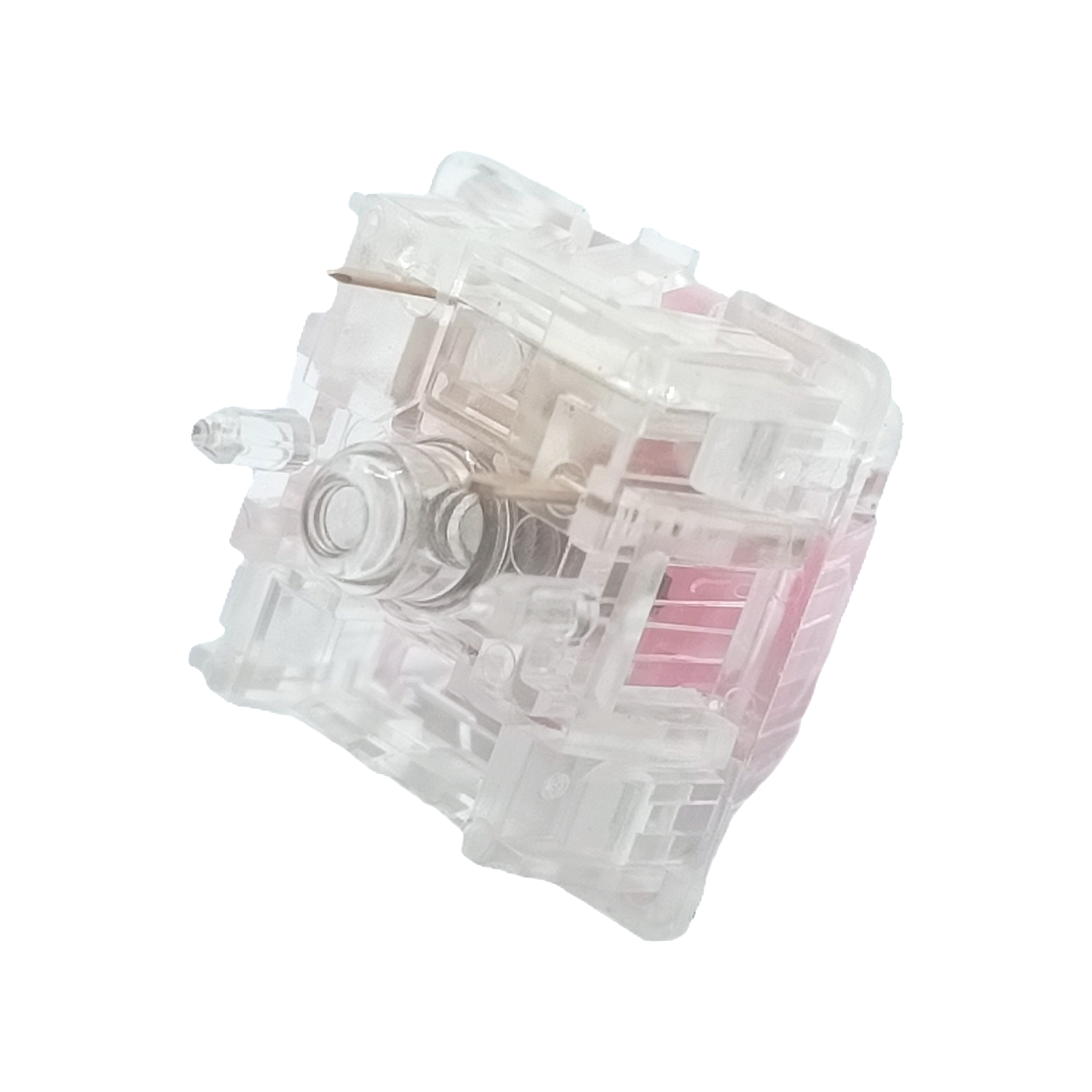 TECSEE Manufacturer Keyboard Switches New PC Housing Metal Switches Honey Peach Hot-Swappable POM Stem Linear Switches