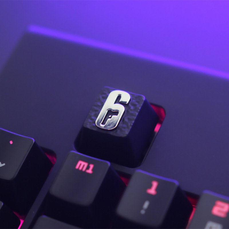 Version A Quality keystone metal special design Gaming mechanical switch keyboard keycaps for cherry mx