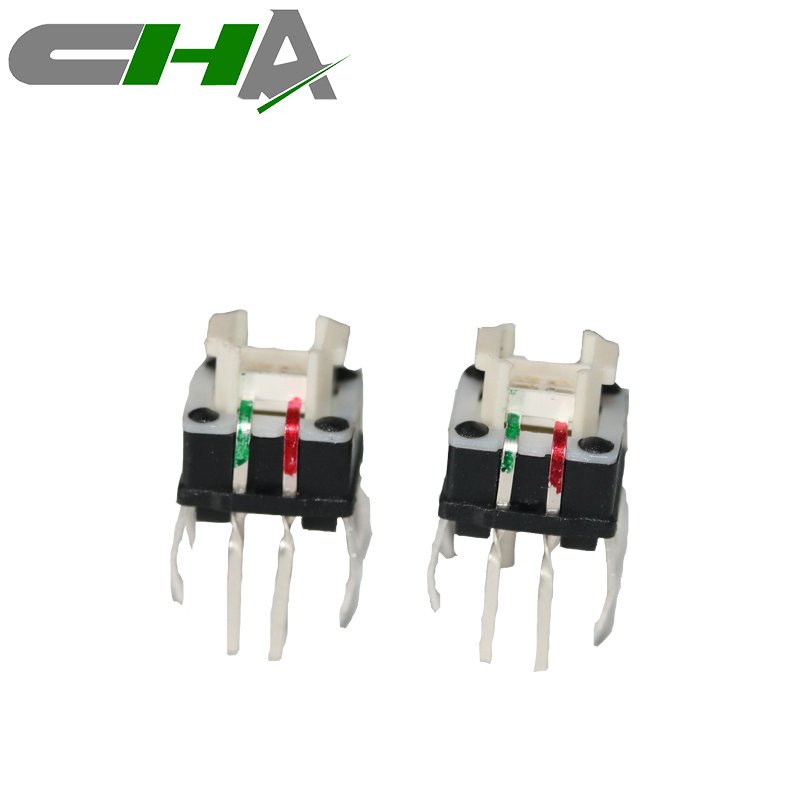 led tactile switch rgb tact switch for consumer products tact switch with led RGB Tri-color