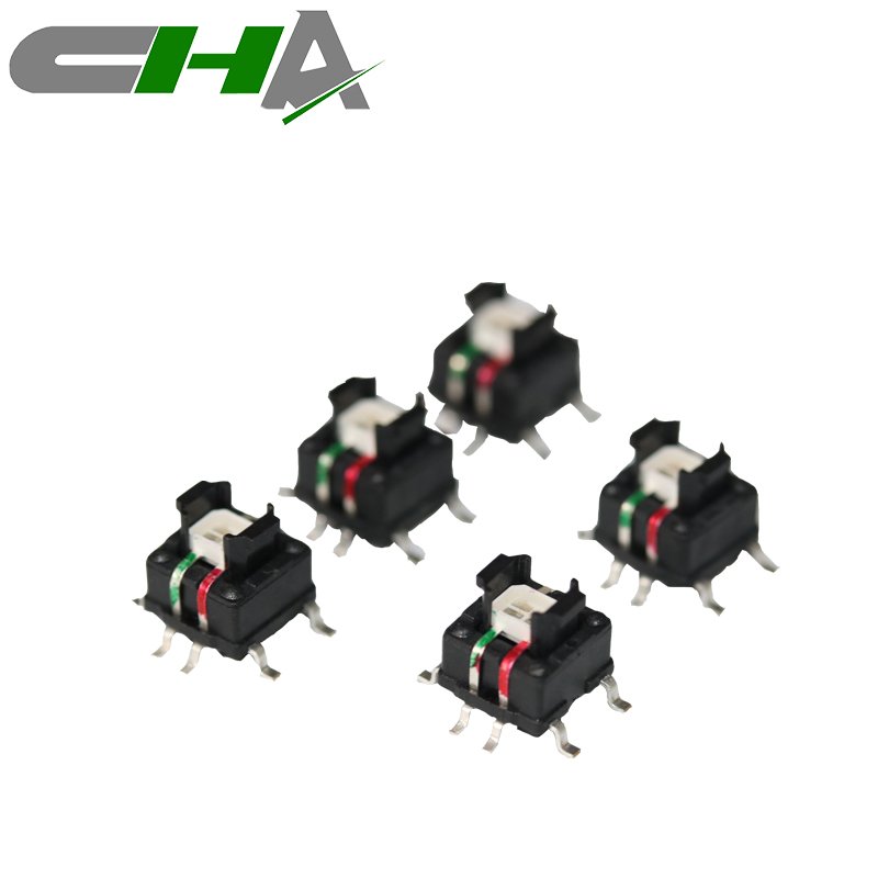 led tactile switch rgb tact switch for consumer products tact switch with led RGB Tri-color