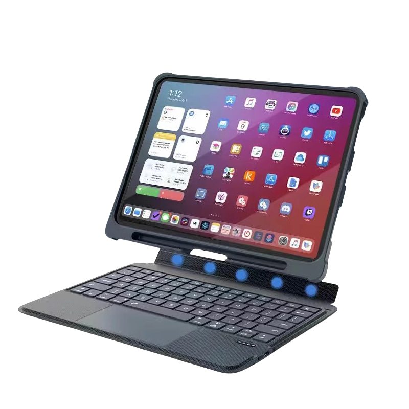 magnetic Stand Cover Detachable Wireless smart Keyboard Case with Pencil Holder for iPad pro 3/4/5/6 12.9 inch