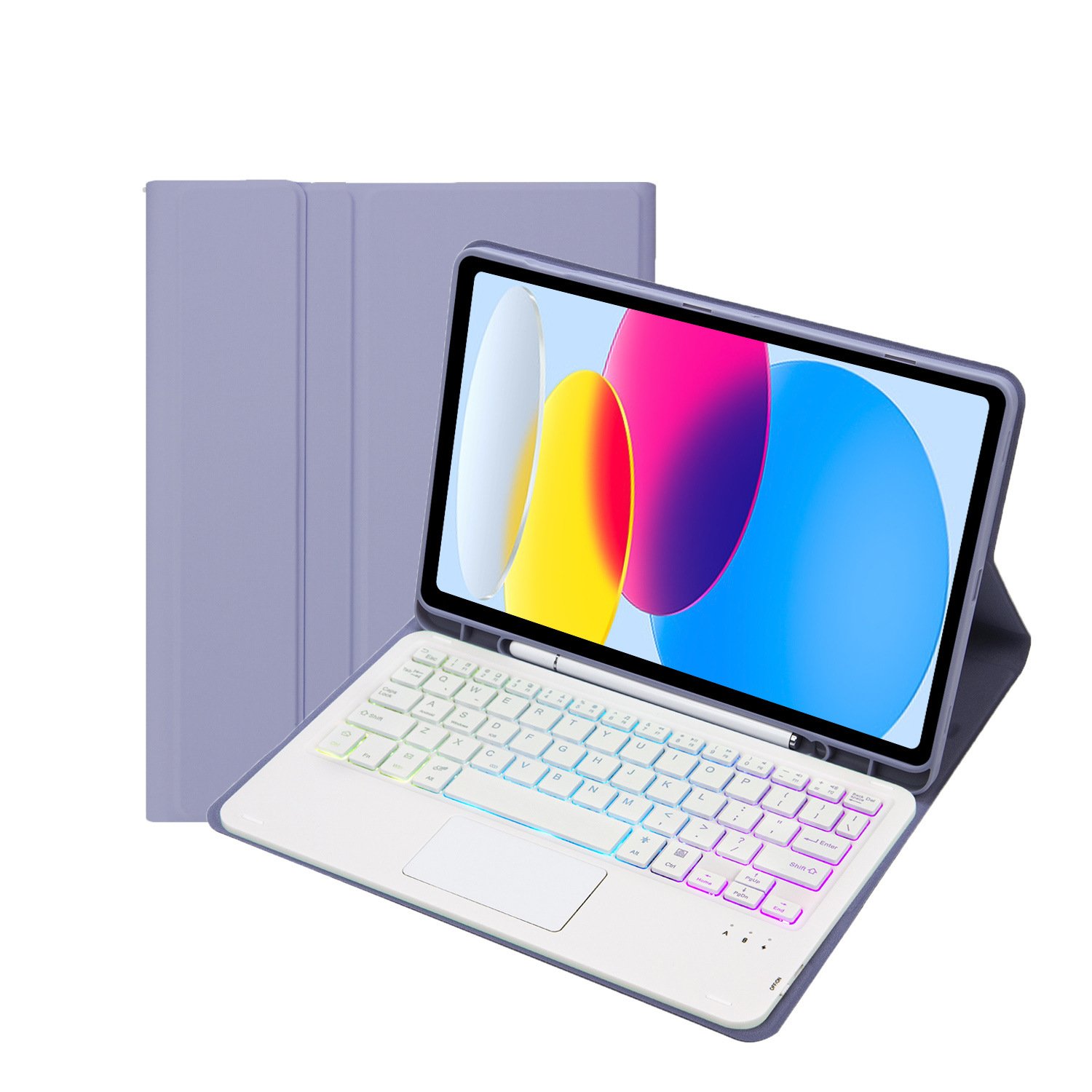 Magic Case With Colorful Backlight Keyboard Trackpad Case for 12.9-Inch Apple Air 10 iPad Pro 11 With Touch Pad