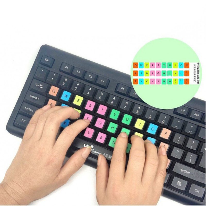 Manufacturer Wholesale Custom Print Decorative Keyboard Stickers Creative French Arabic Laptop Keyboard Cover