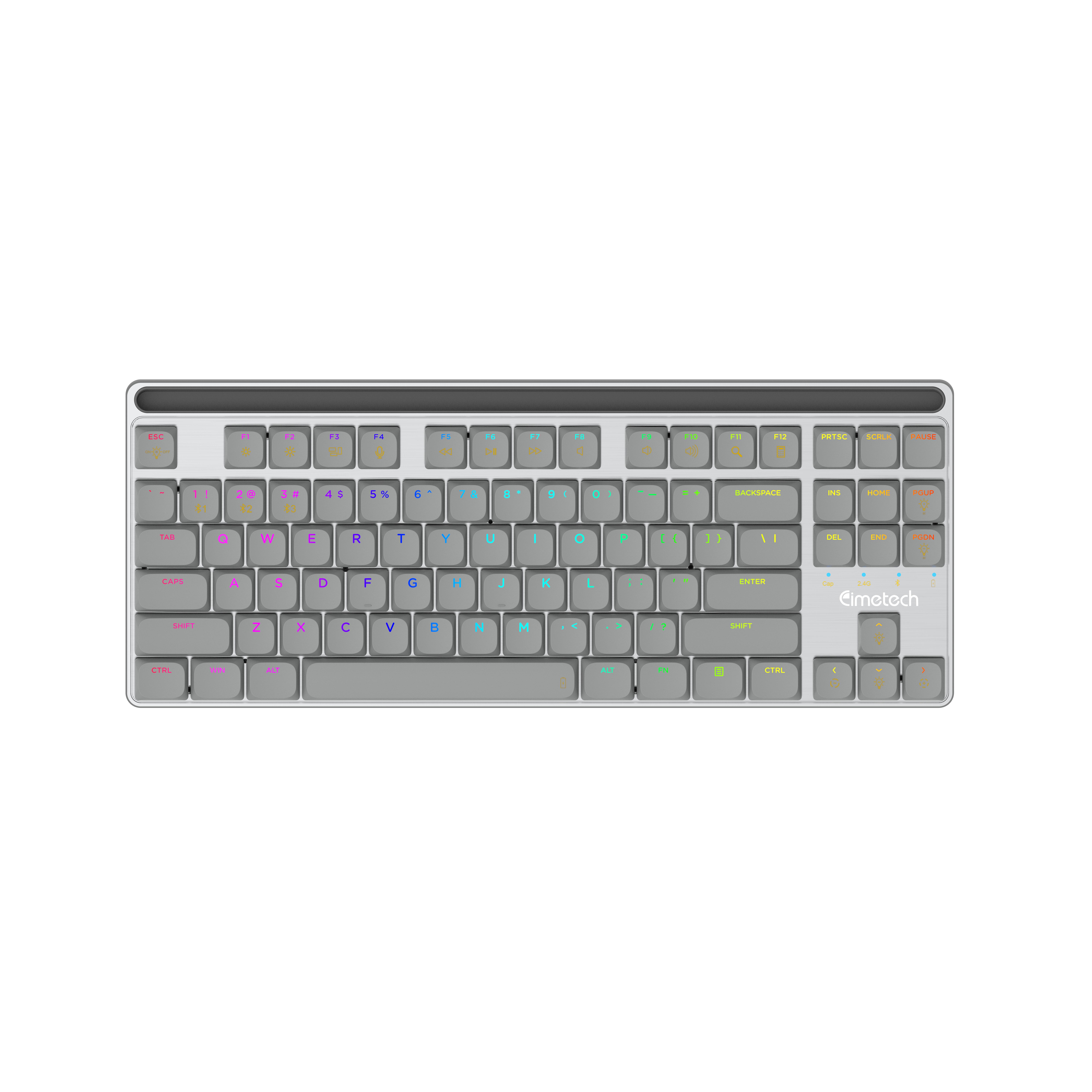 High Quality Low Profile TKL Mechanical Keyboard 2.4G BT USB-C Tri-mode Teclado Inalambrico High Polling Rate Gaming Keyboard