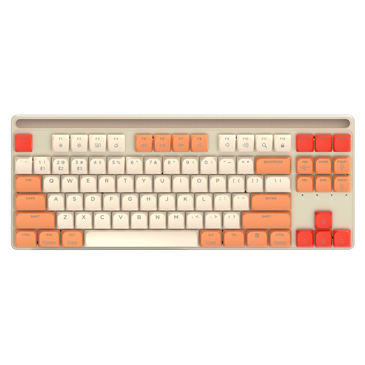 High Quality Low Profile TKL Mechanical Keyboard 2.4G BT USB-C Tri-mode Teclado Inalambrico High Polling Rate Gaming Keyboard