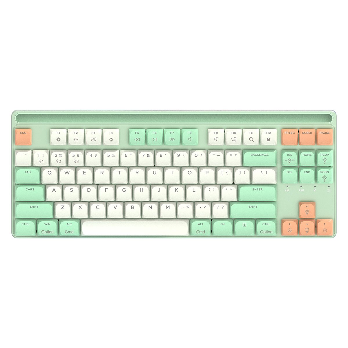 High Quality Low Profile TKL Mechanical Keyboard 2.4G BT USB-C Tri-mode Teclado Inalambrico High Polling Rate Gaming Keyboard