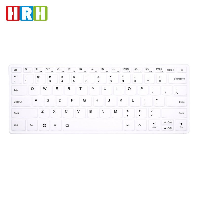 High Quality Ultra-thin Durable English Silicone Laptop Keyboard Skin Cover for Lenovo 7000-14 Yoga 720 -15 keyboard cover