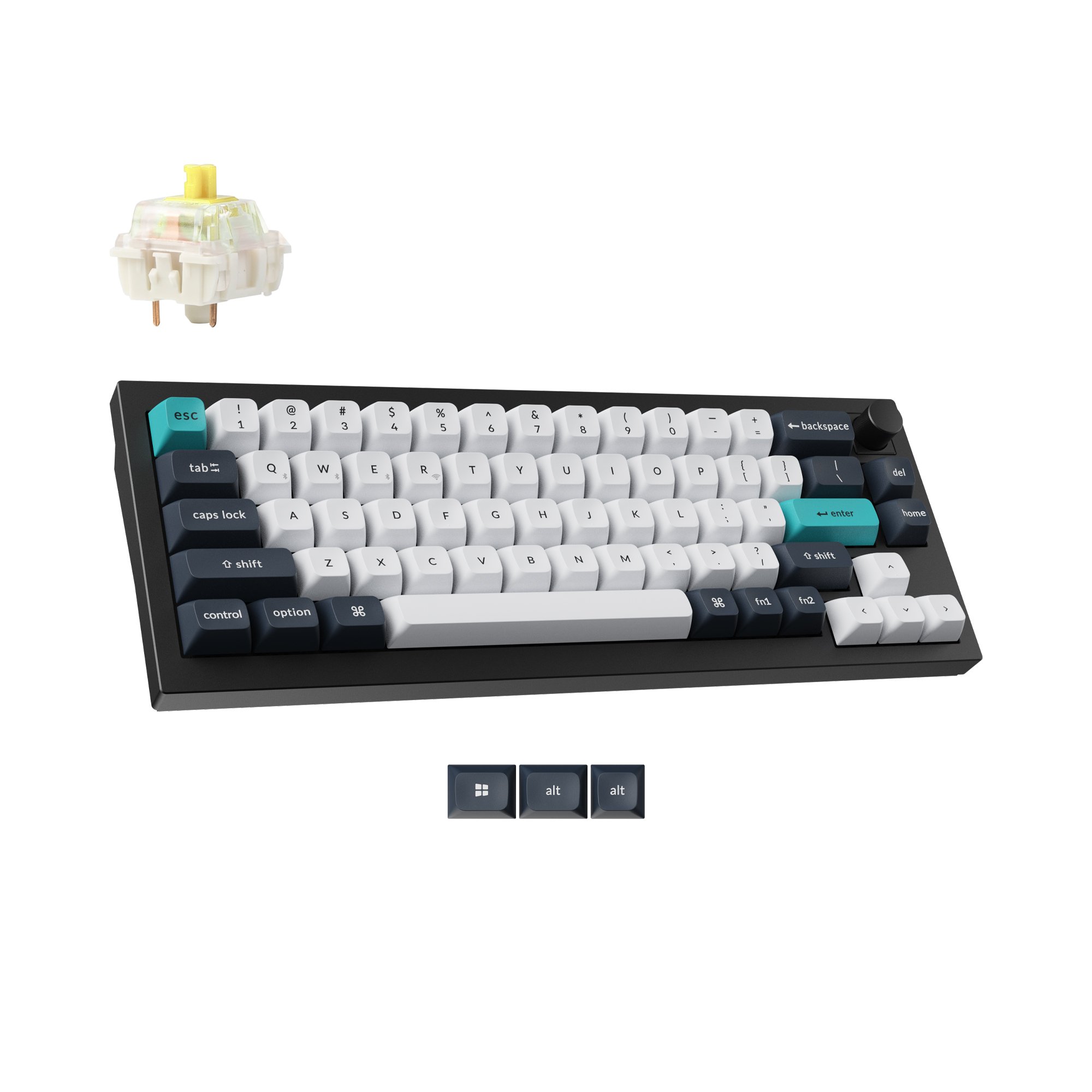 Keychron Q2 Max 65% QMK/VIA Wireless Custom Mechanical Keyboard for Mac