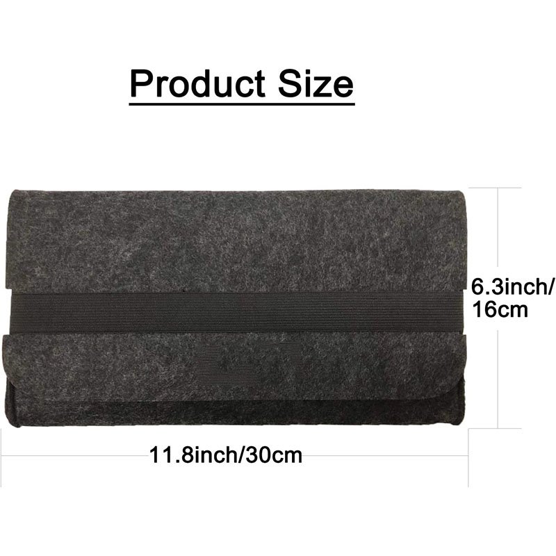 Felt Keyboard Cover for Wireless Keyboard, Felt Travel Bag