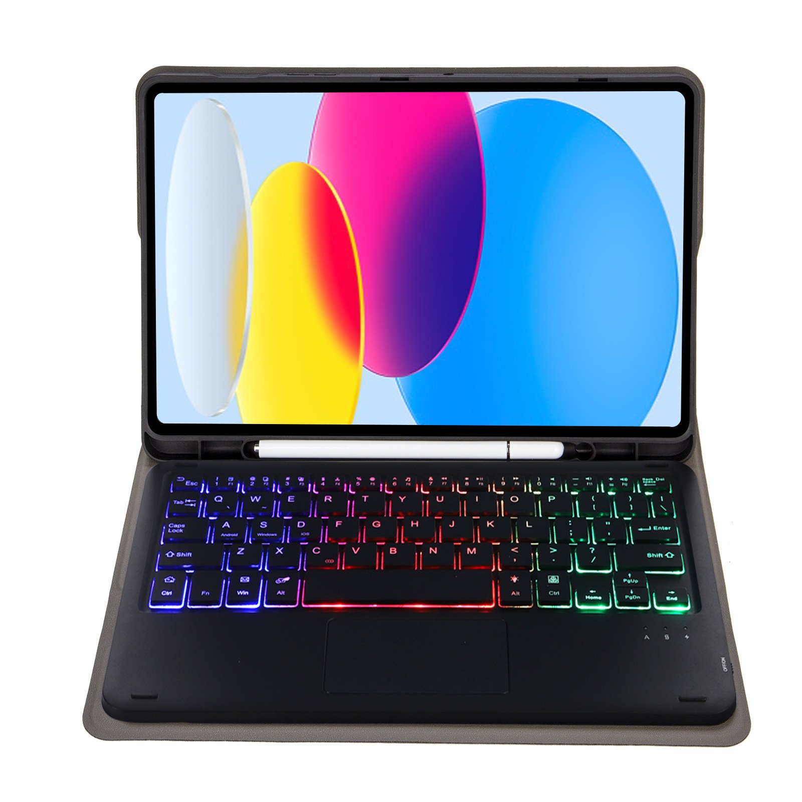 For Samsung Tab S9 11 Inch 2023 Protective cover miaocontrol magnetic suction colorful Backlit Bluetooth keyboard soft case