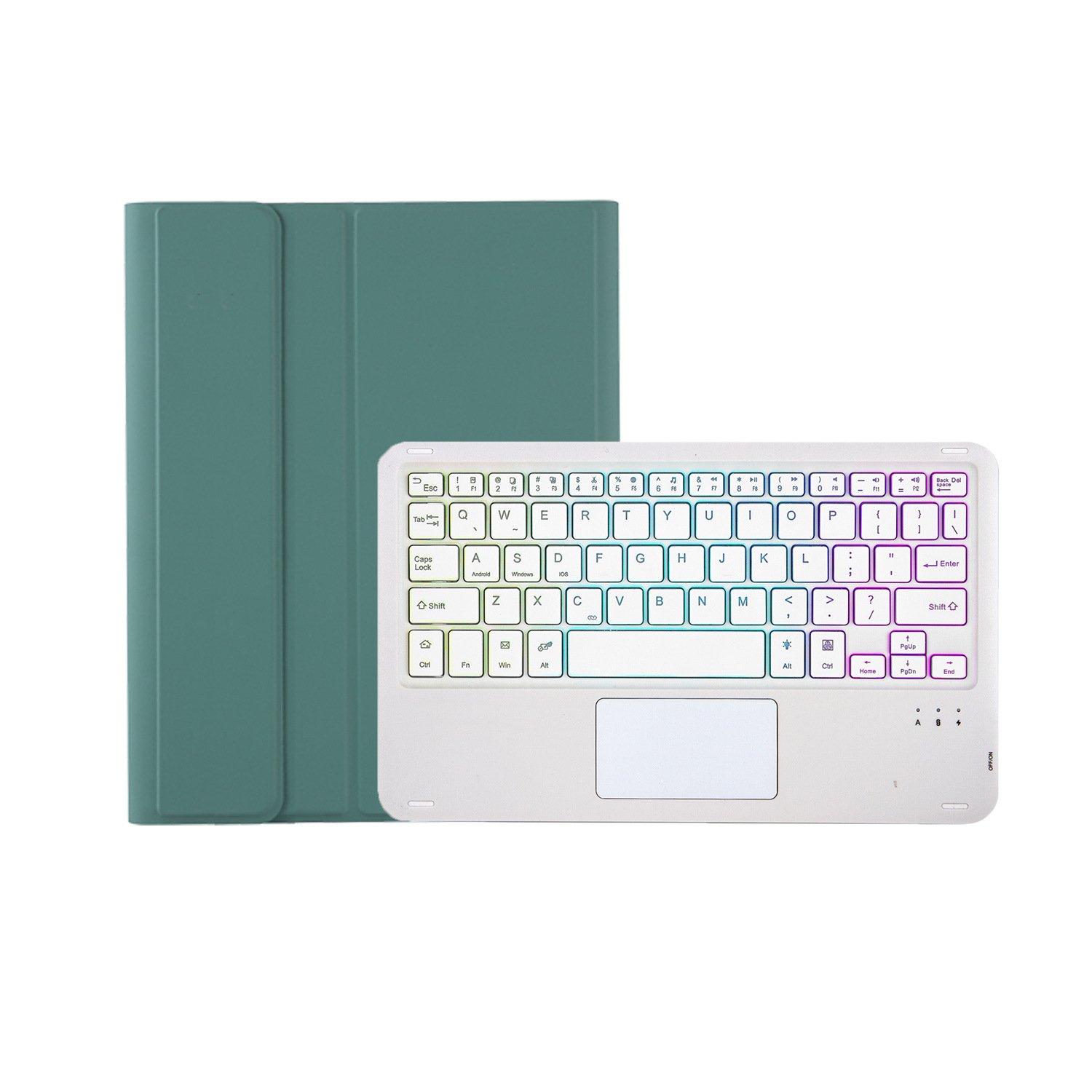 For Samsung Tab S9 11 Inch 2023 Protective cover miaocontrol magnetic suction colorful Backlit Bluetooth keyboard soft case