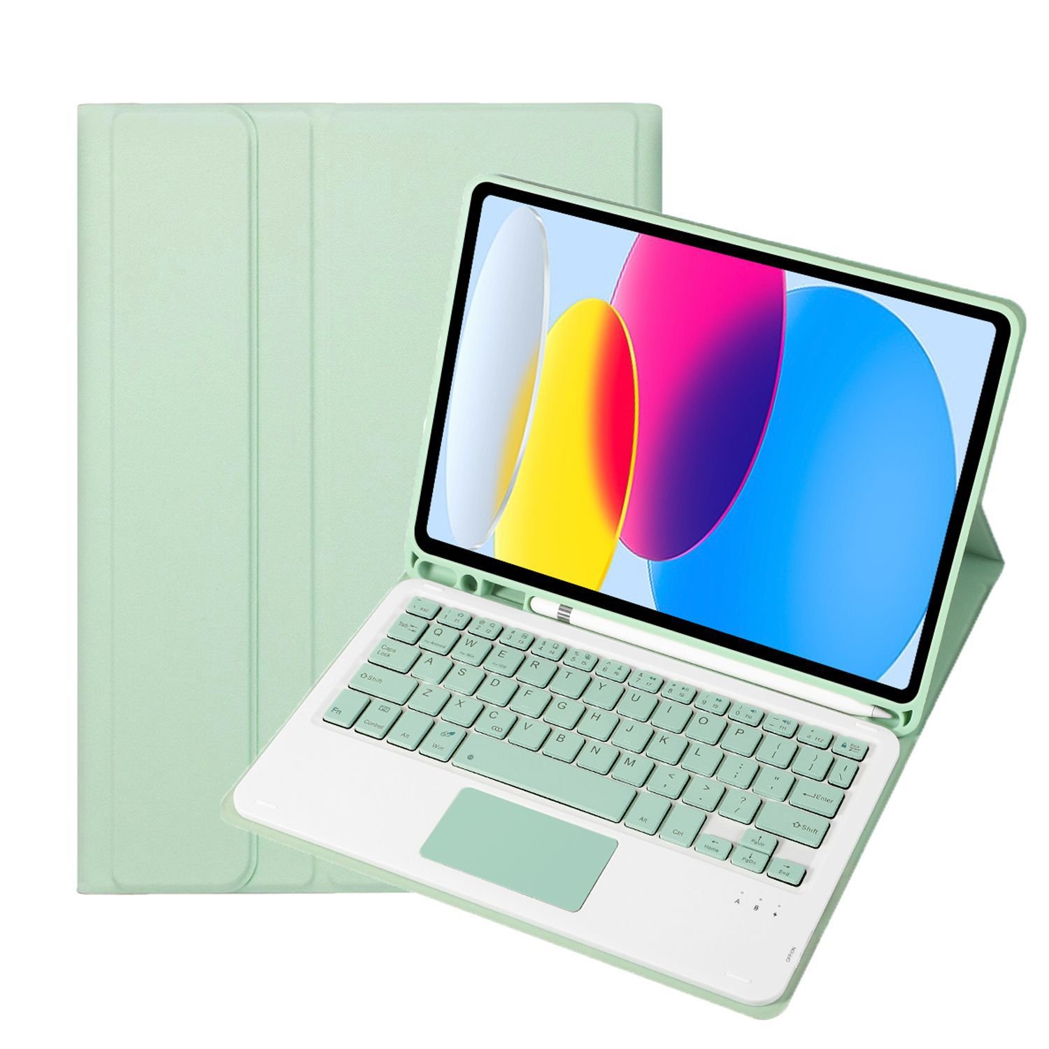 For Samsung Tab S9 11 Inch 2023 Protective cover miaocontrol magnetic suction colorful Backlit Bluetooth keyboard soft case