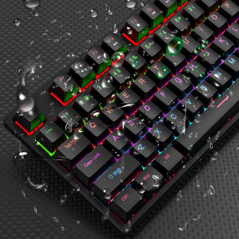 Multi-function Digital For 104 Keys Mechanical Switch Mechanical Gaming White Keyboards