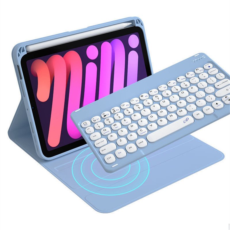 For ipad 7th 8th 9th Gen 10.2 pro 10.5 air 3 Wireless Detachable Keyboard directly charge Pencil Holder Magnetic Case Cover