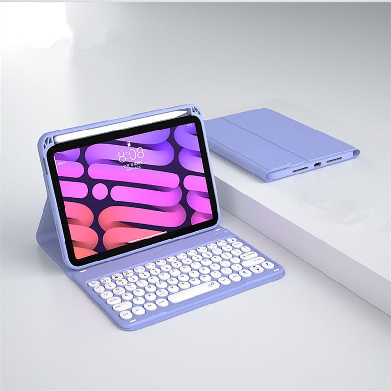 For ipad 7th 8th 9th Gen 10.2 pro 10.5 air 3 Wireless Detachable Keyboard directly charge Pencil Holder Magnetic Case Cover
