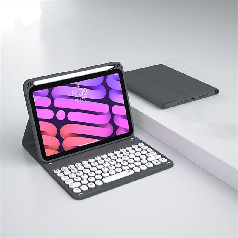 For ipad 7th 8th 9th Gen 10.2 pro 10.5 air 3 Wireless Detachable Keyboard directly charge Pencil Holder Magnetic Case Cover