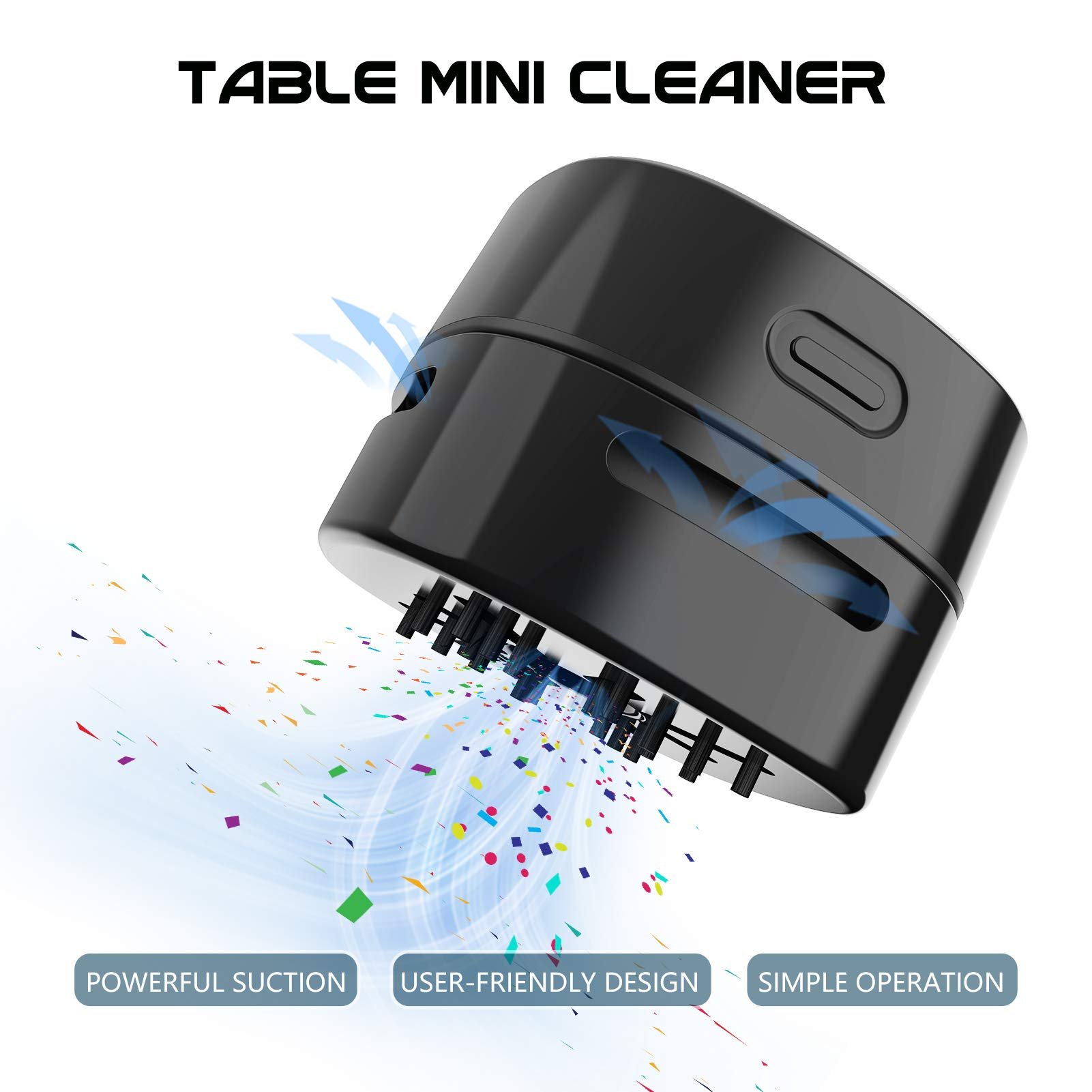 Mini Portable USB Charging Powered Handheld Electric Keyboard Vacuum Cleaner For Desk Table Top Desktop Computer PC Dry Dust Kid