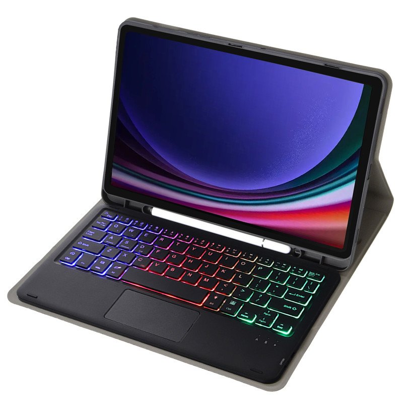 Backlight Detachable Smart keyboard Cover Case For Samsung galaxy Tab S9 11" 2023 Tablet With Touch Pad B-tooth Keyboard Cover