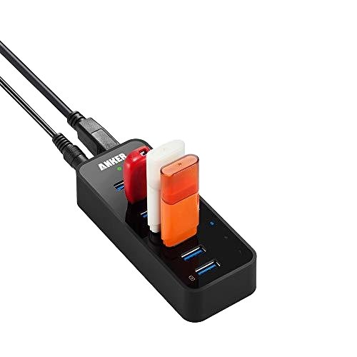 USB3.0 7-Port Docking Hub with On-Off Breathing Light One-Two Charging Computer Mouse Keyboard Phone Extending USB Connections