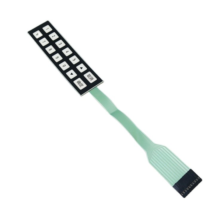 Customized Waterproof Membrane Switch Keyboard Competitive Price with 3M300LSE Graphic Overlay Keypads & Keyboards Manufacturer