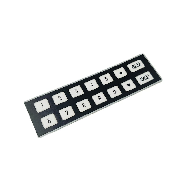 Customized Waterproof Membrane Switch Keyboard Competitive Price with 3M300LSE Graphic Overlay Keypads & Keyboards Manufacturer