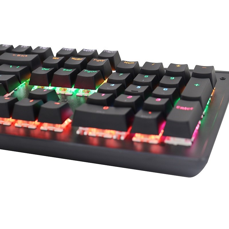 104 Keys B104 Mechanical Keyboard USB Interface RGB Backlit Red Brown Blue Switches Keyboard for Computer Gamer