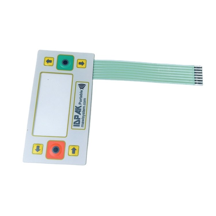 Customized Competitive Price Keypads&Keyboards PET or PC Material Membrane Switch Keypad With 3M467MP Adhesive For Controller