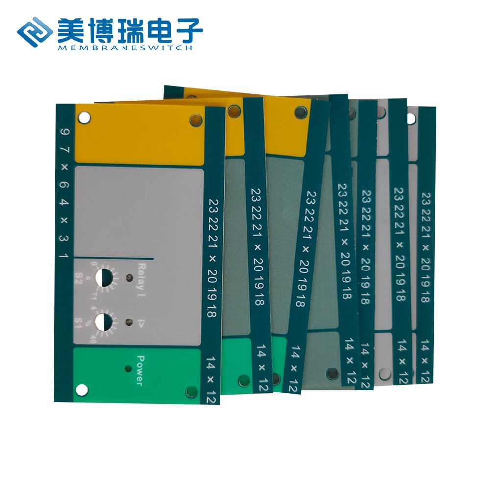 high quality graphic PCB overlay stickers key membrane keyboard membrane switch OEM