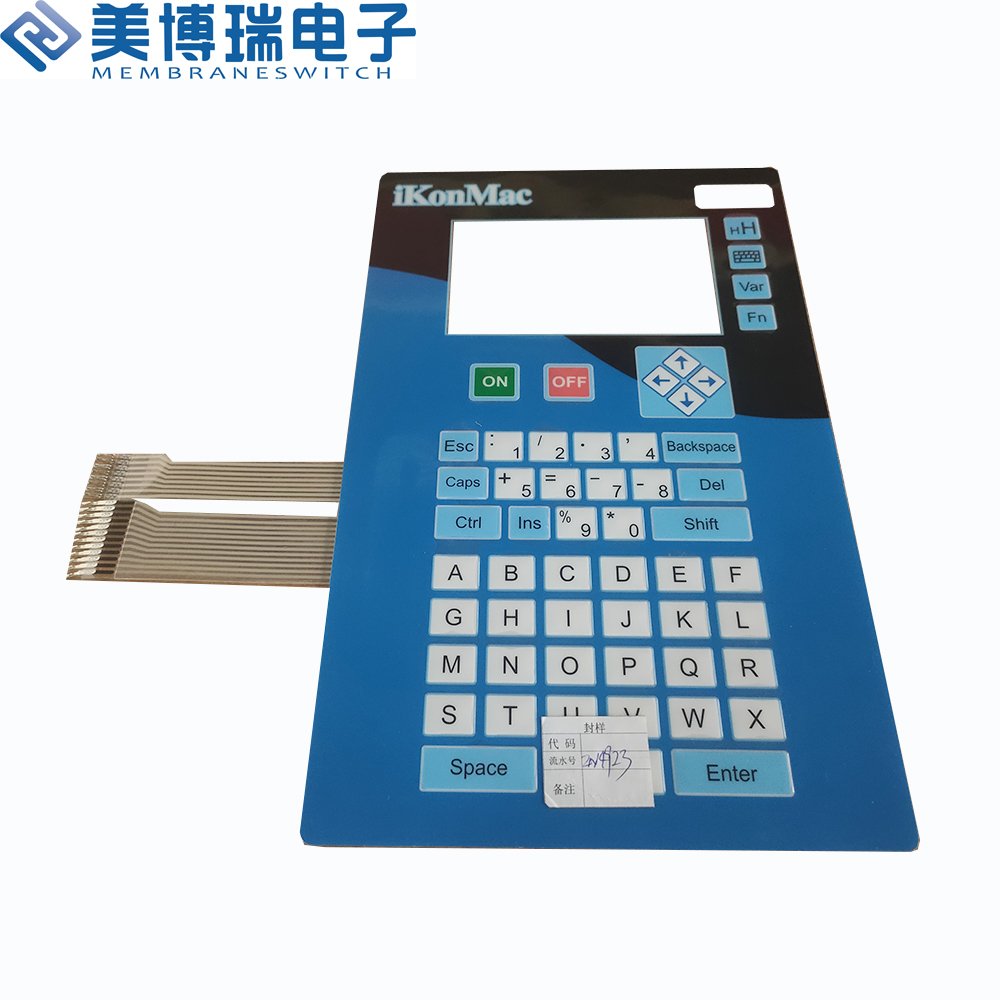 high quality graphic PCB overlay stickers key membrane keyboard membrane switch OEM