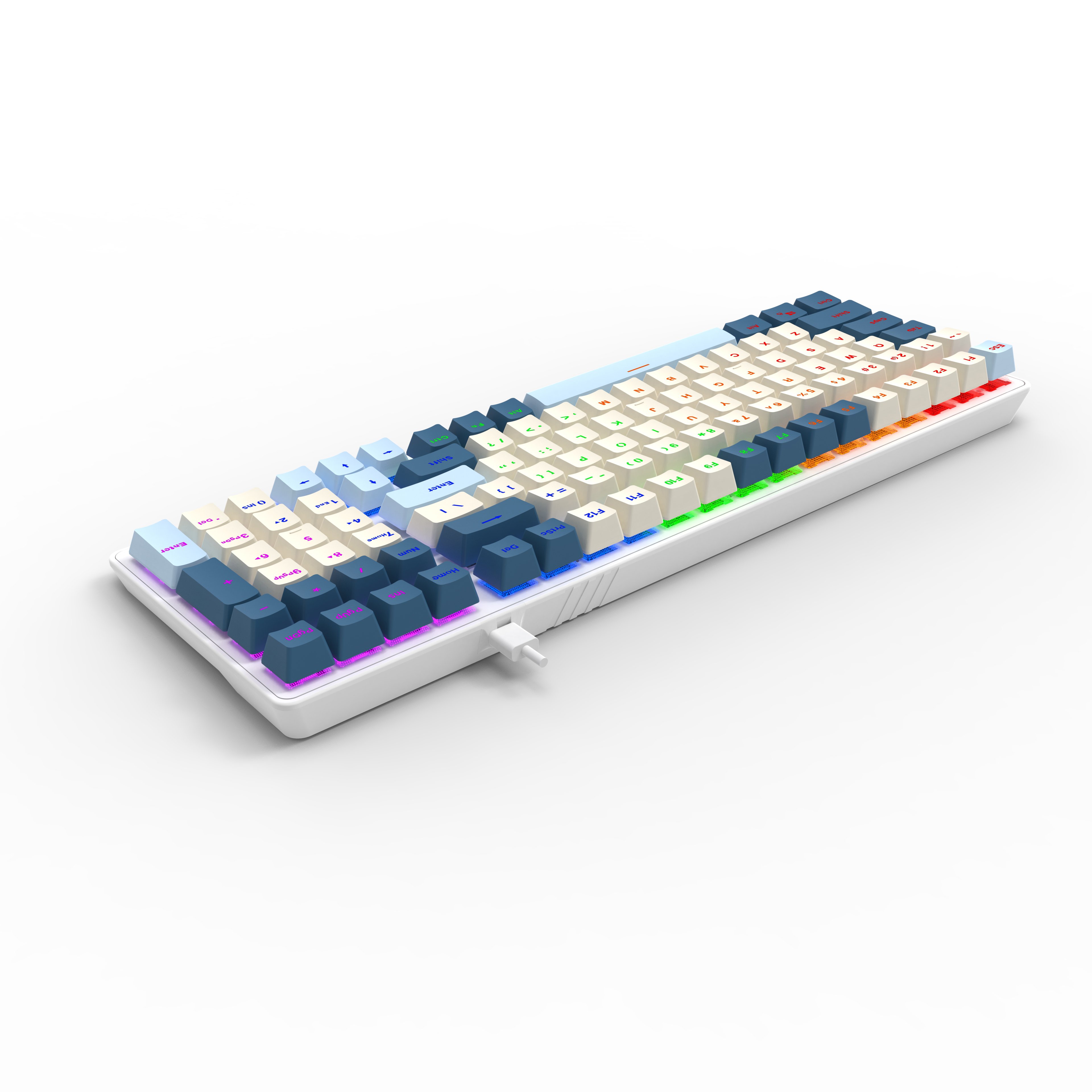 GK98 Wireless Mechanical Keyboard Hot Swappable Custom Keyboard RGB Backlit