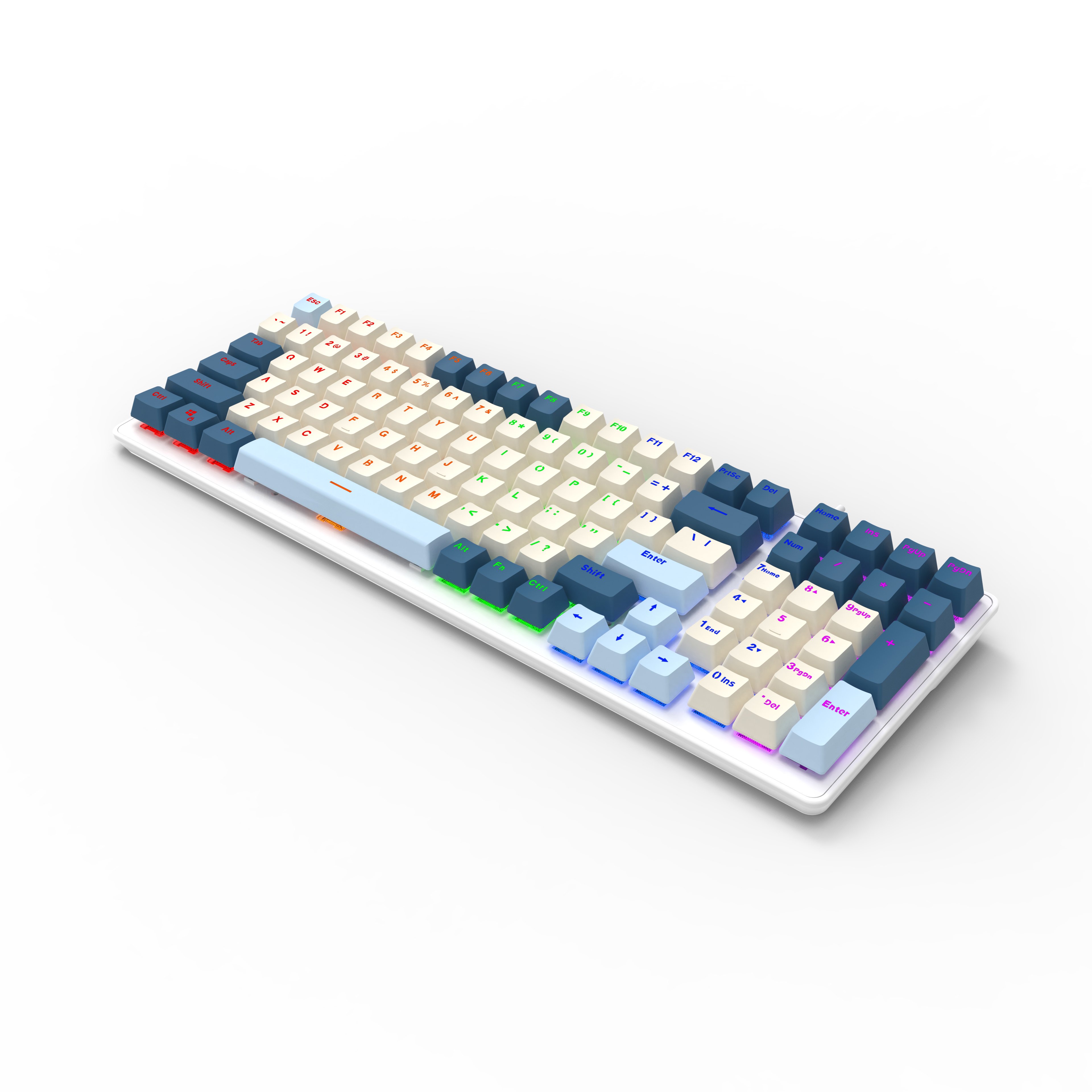 GK98 Wireless Mechanical Keyboard Hot Swappable Custom Keyboard RGB Backlit