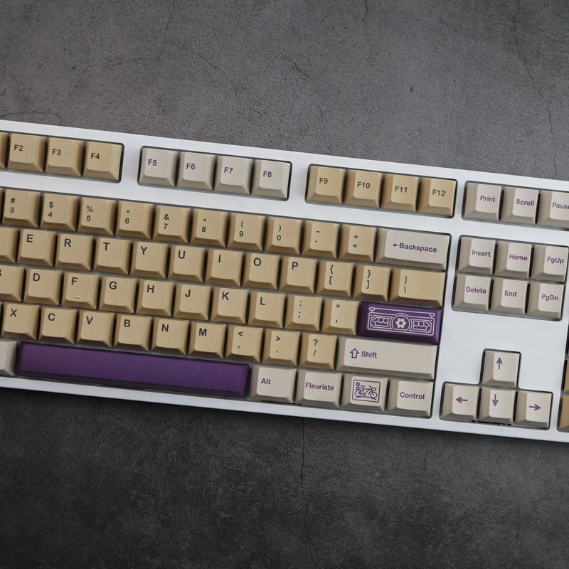 Japanese GMK Fleuriste Keycaps 142 keys Cherry Profile PBT Dye Subbed Keycap For Mechanical Keyboard With MX Switch