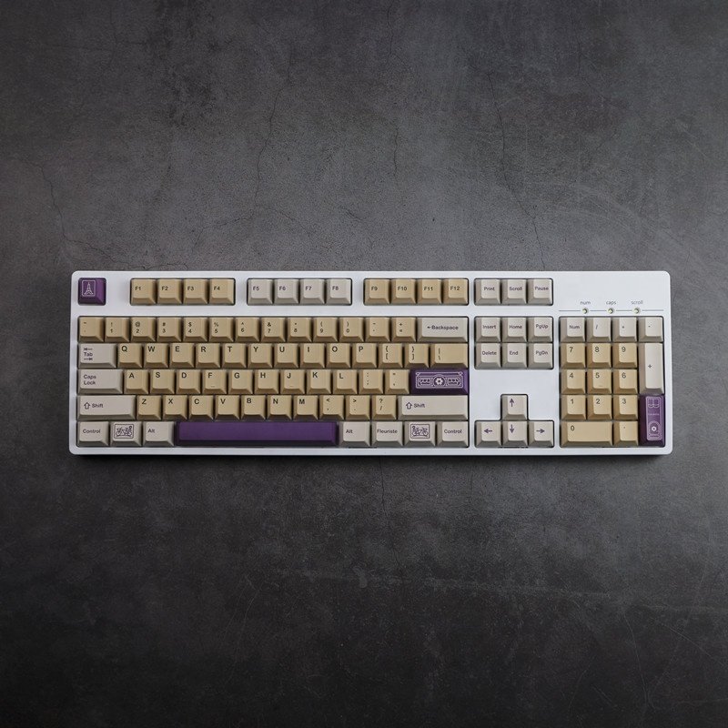 Japanese GMK Fleuriste Keycaps 142 keys Cherry Profile PBT Dye Subbed Keycap For Mechanical Keyboard With MX Switch