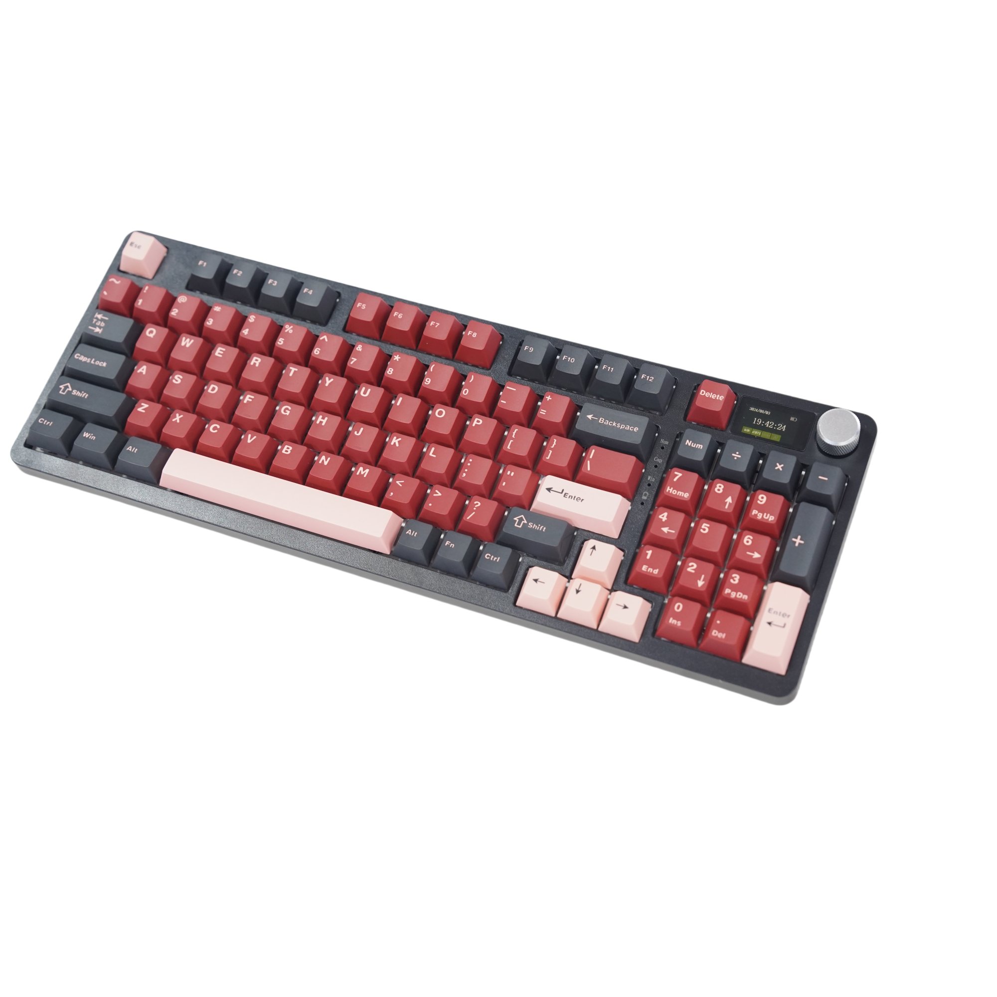KC98 Pro Mechanical Gaming Keyboard 98 Keys RGB Backlit Programmable Keyboard, 96% Wireless Computer Keyboard