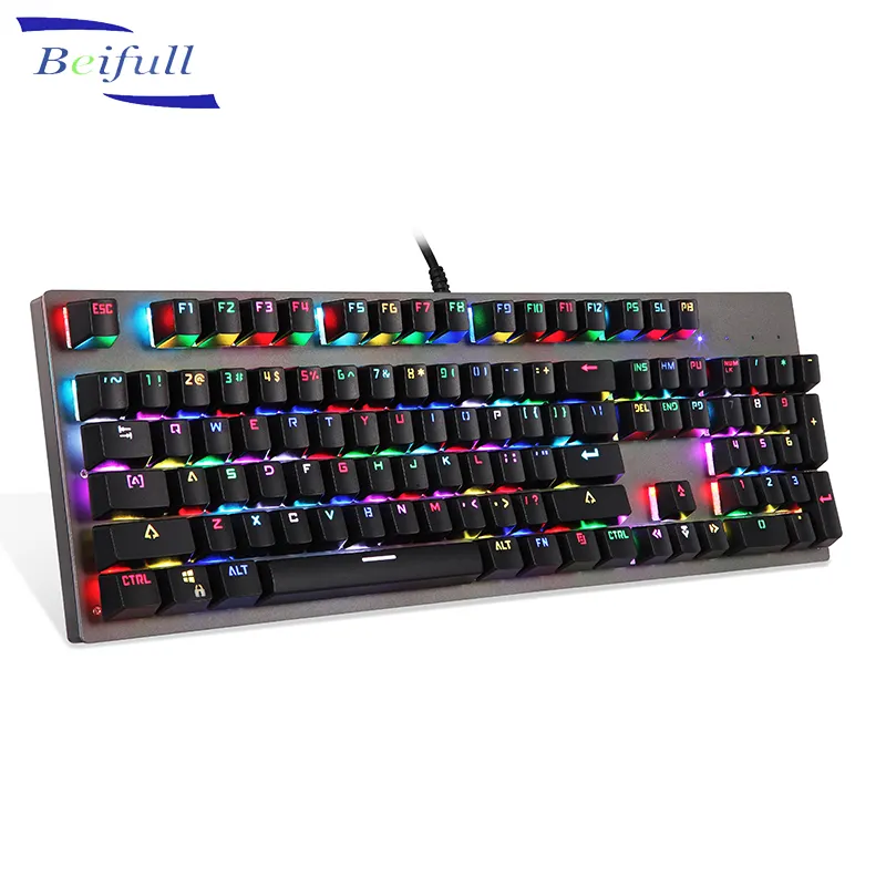 Kailh Box 104 Anti-ghosting Luminous Blue Black Switch LED Backlit keyboard gaming rgb mechanical