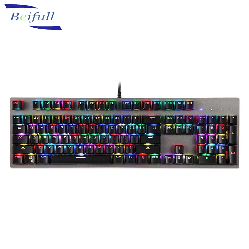 Kailh Box 104 Anti-ghosting Luminous Blue Black Switch LED Backlit keyboard gaming rgb mechanical