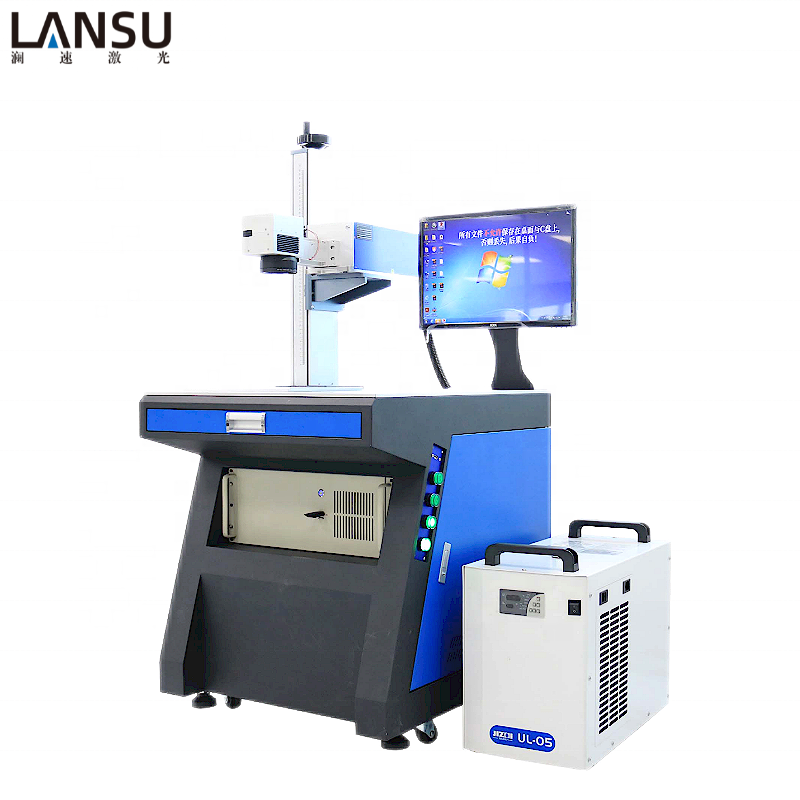 UV laser marking removing coatings dry etching for keyboard glass fuse box cover instrument panel switches marcador laser uv
