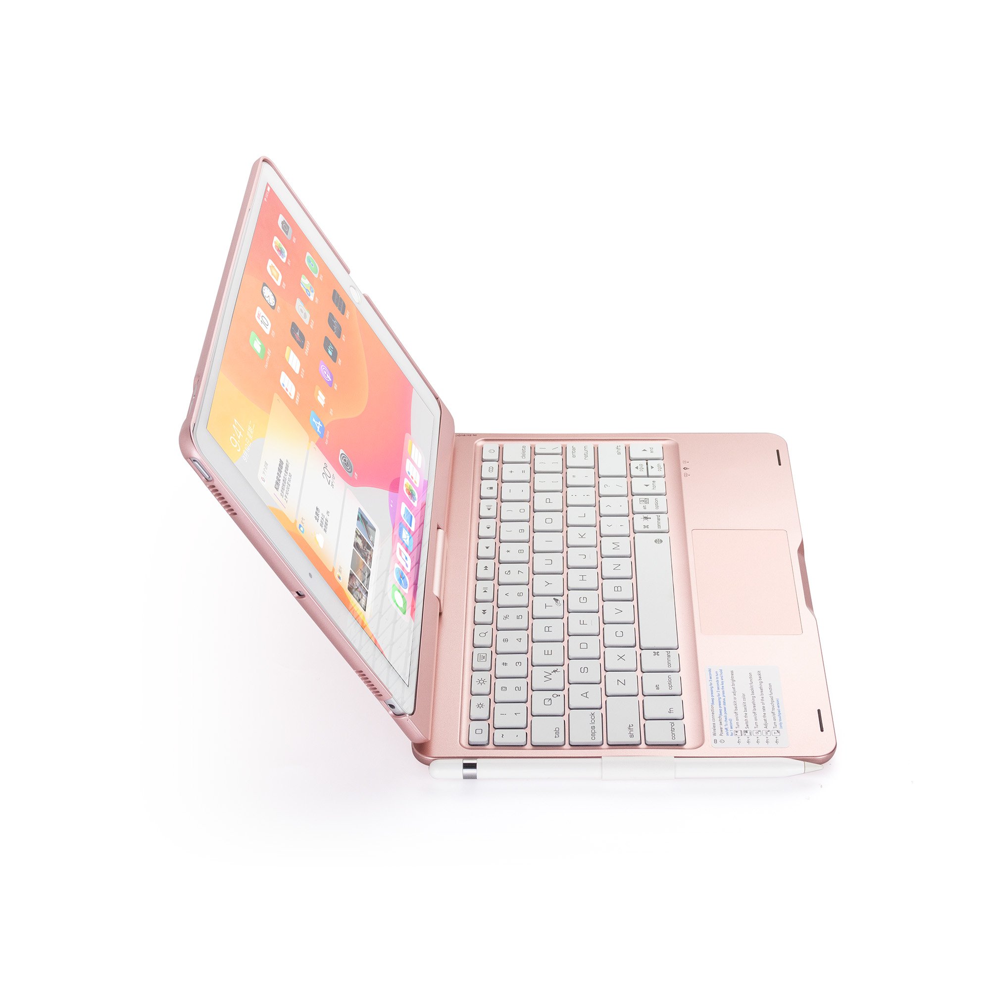 360 Rotatable ABS Material Keyboard Case Matched with 10.2 & 10.5 Inch