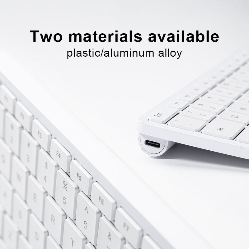 YiLing Portable Rechargeable Tri-mode Thin Lightweight wireless Keyboard office
