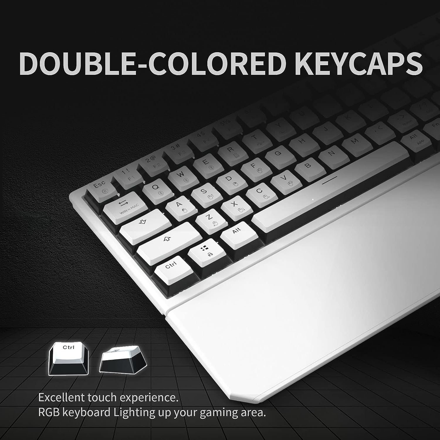 Professional Hot Swappable Red Switch 65% Wireless Mechanical Gaming Keyboard Backlit 68 Keys Compact Gamer Gaming Keyboard
