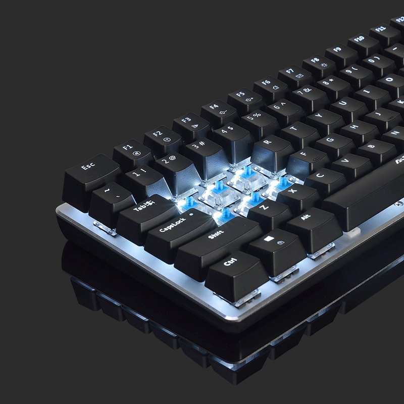 N-key rollover Blue switch Mechanical Keyboard 82 keys Black Switch Gaming Mechanical Keyboard