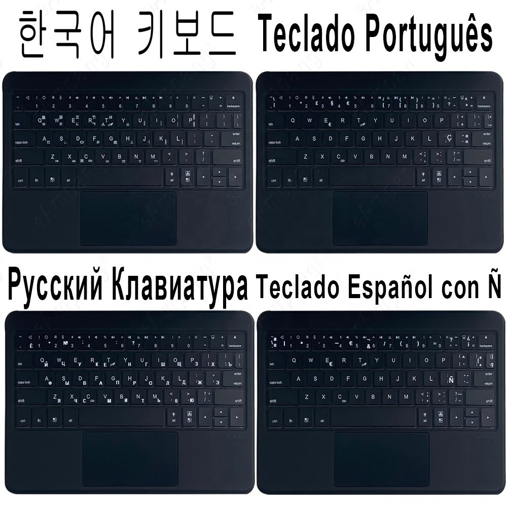 New for Samsung Galaxy Tab S9 Keyboard Case 11" SM-X710 SM-716B Magic Keyboard - 7 Colors Backlit Keyboard Magnetic Folio Cover