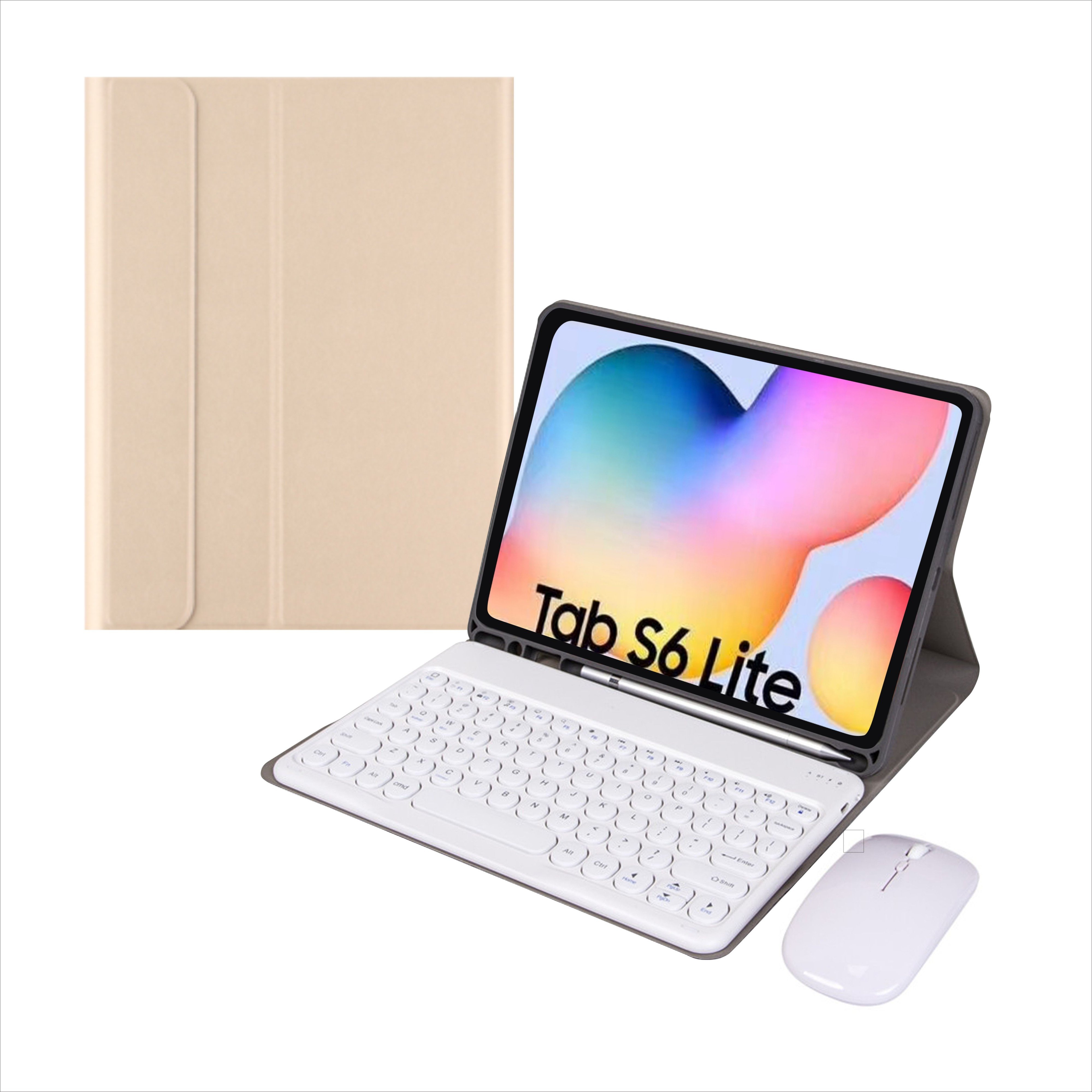 For Samsung TabS6 Lite 10.4 "Wireless Keyboard Holder P615/P610 Keyboard Cover